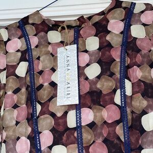 Elegant Long Sleeve Patterned Dress